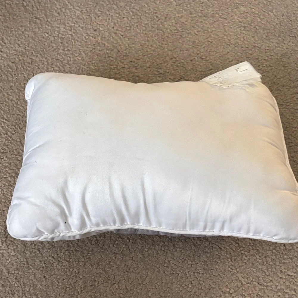 Elegant Cream and Gray Throw Pillow
